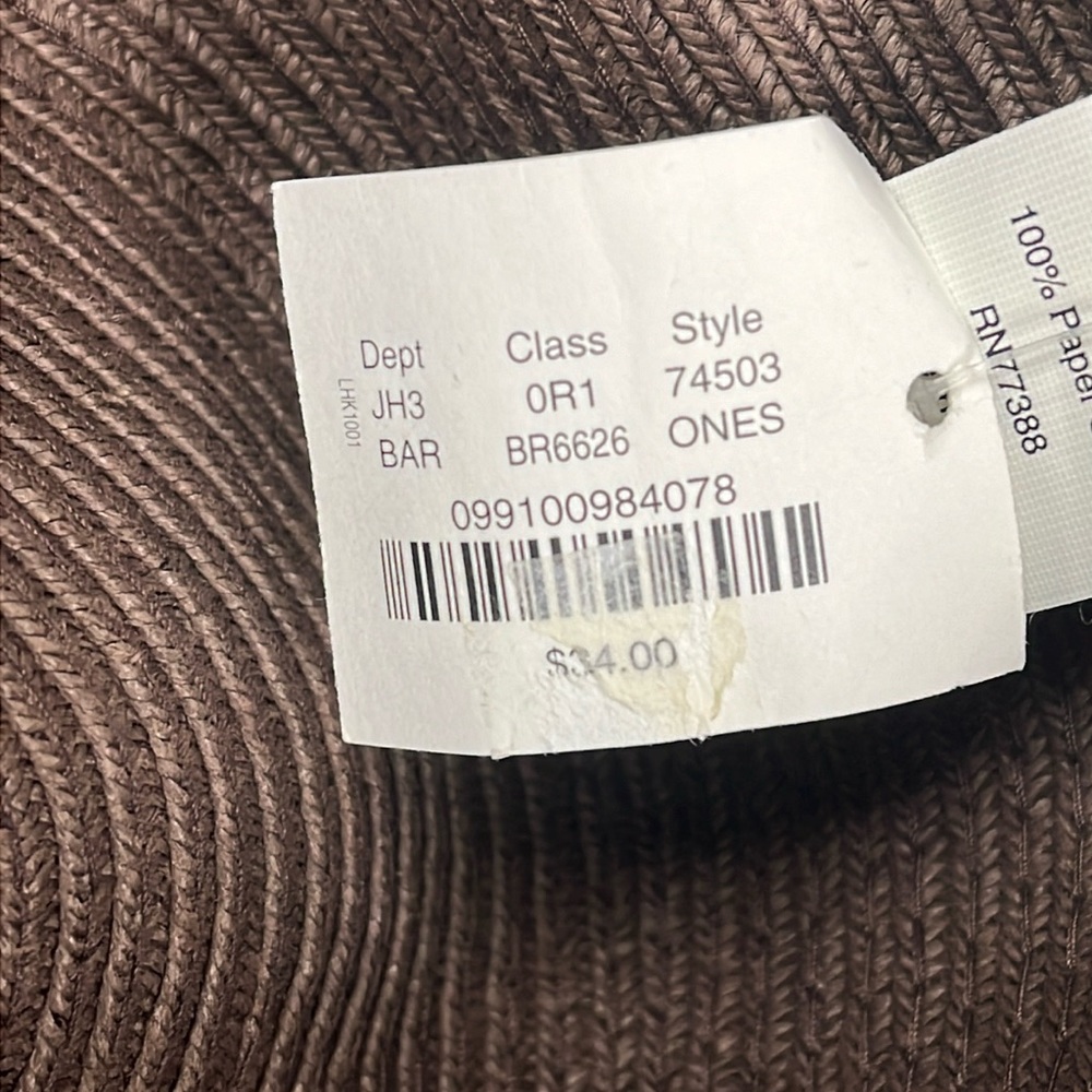 J. Crew Extra Large Brim Floppy Summer Beach Hat NWT - Picture 7 of 9